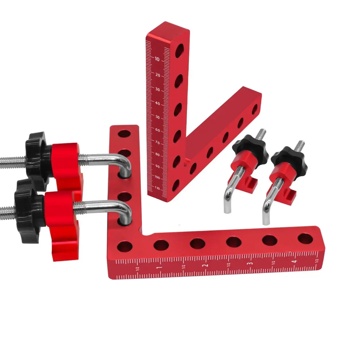 90° Right Angle Fixing Clip 120/140mm – L-Shaped Woodworking Clamp Woodworking Corner Clamp Zpaxo