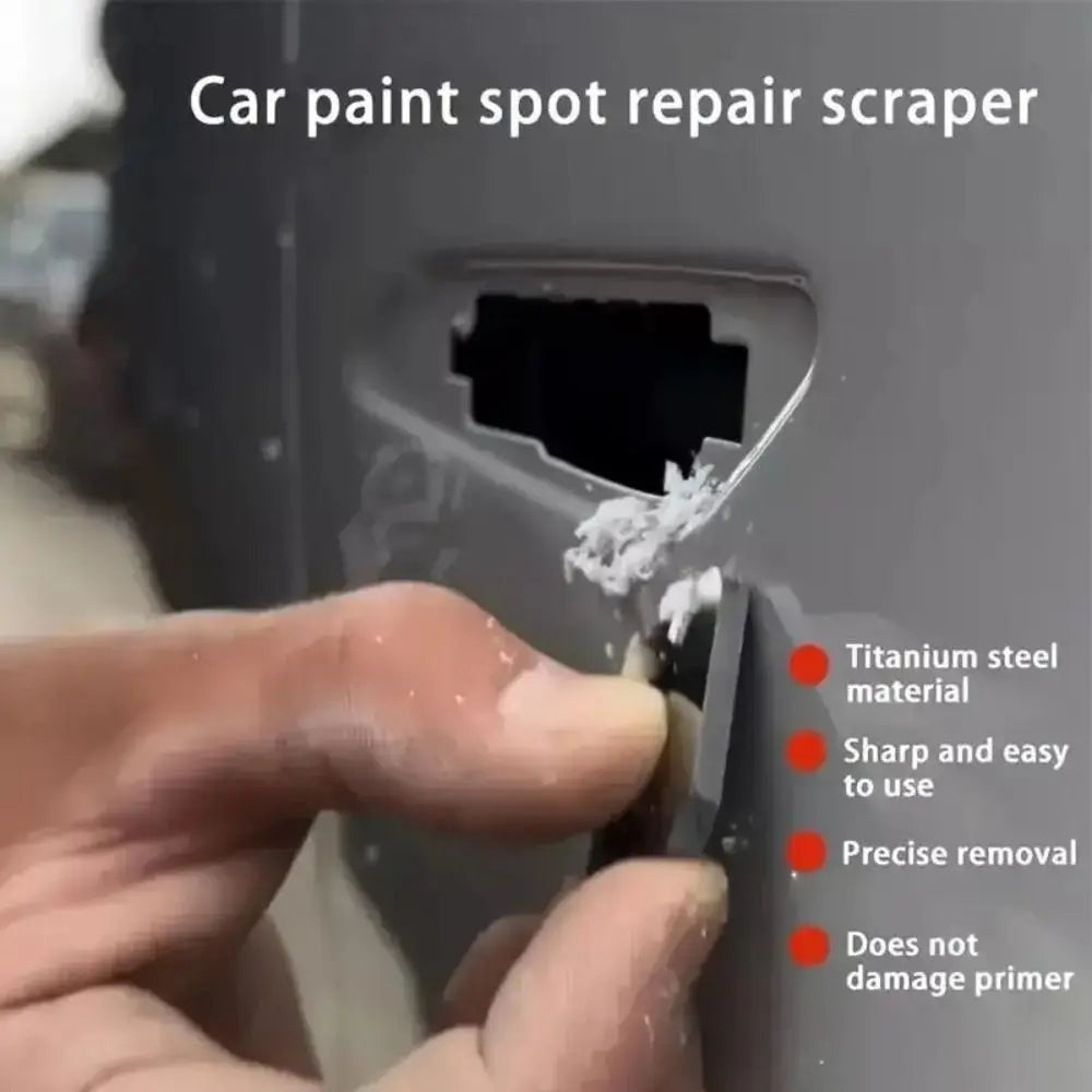 Professional Grade Spray Paint Remover Tool Super Hard Carbide Titanium Steel Carbide Scratch Remover Tool Auto Repair Tool Zpaxo