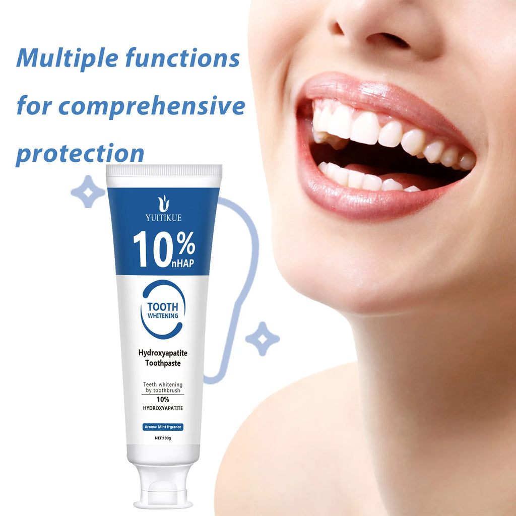 YUITIKUE 10% Hydroxyapatite Toothpaste – Whitening & Enamel Repair Whitening Toothpaste Zpaxo