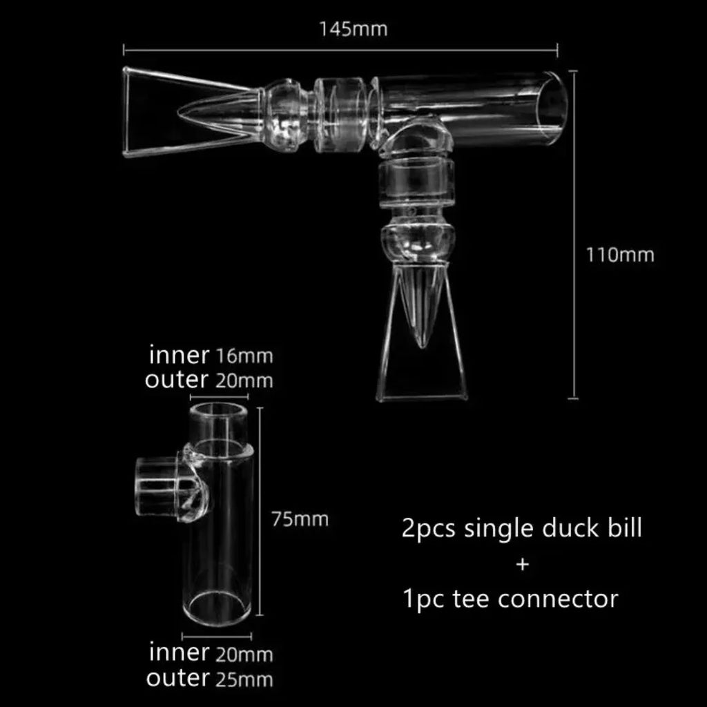 Aquarium Fish Tank Pump Duckbill Water Outlet Nozzle 360 Adjustment