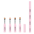 Professional 1 Makeup Brush Portable Plastic Handle Eyeshadow Lip Zpaxo Pink