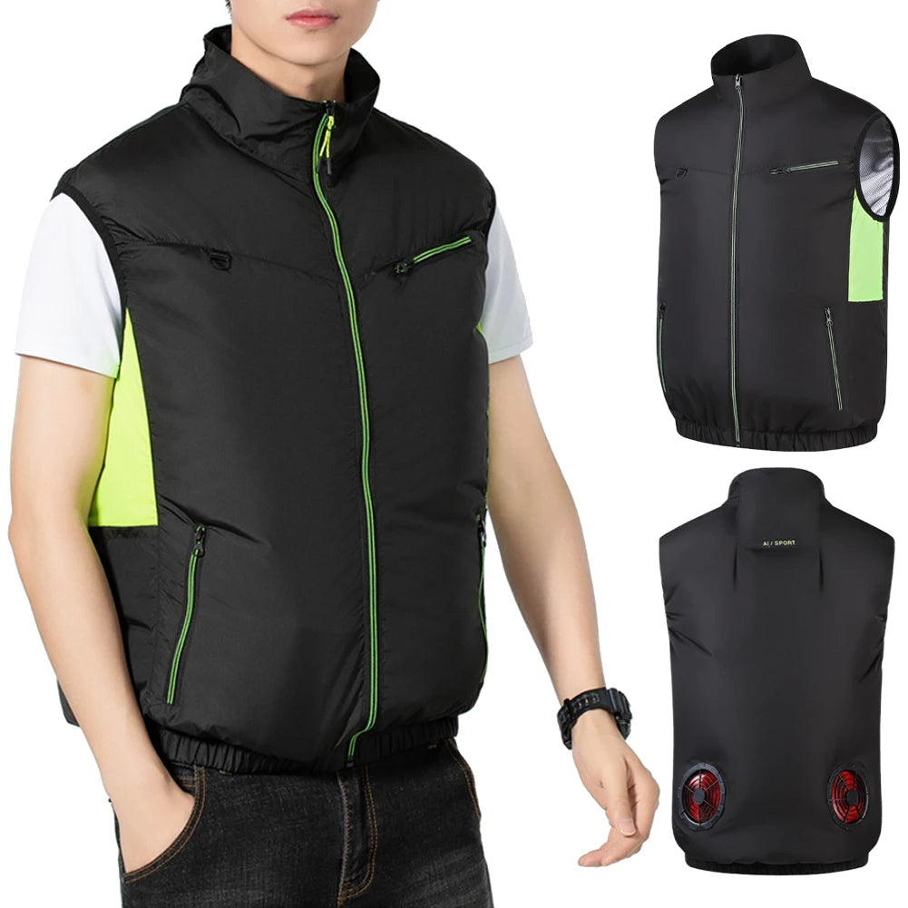 Wearable Cooling Vest Heat Resistant Air Conditioner Clothes