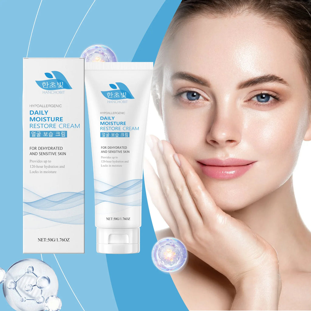 Facial Moisturizer - A Gentle, Lightweight Moisturizing Cream for Locking in Moisture, Non-Greasiness and Intensifying Hydration Zpaxo
