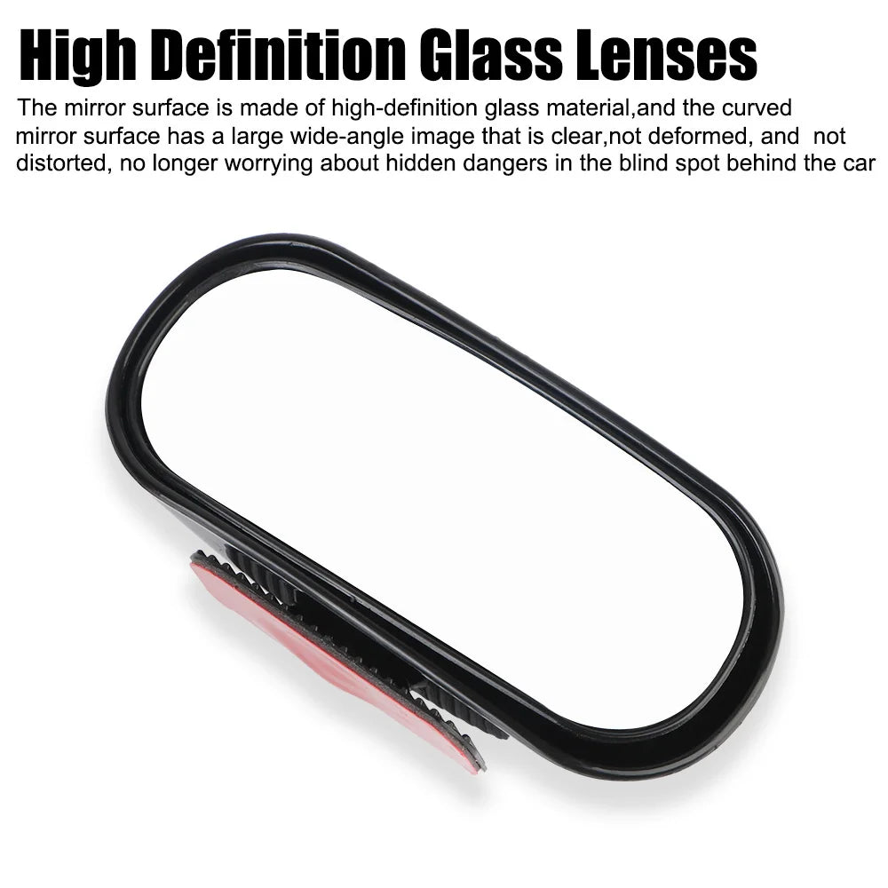 Reverse Blind Spot Car Mirror Auxiliary Rear View 360 Adjustable