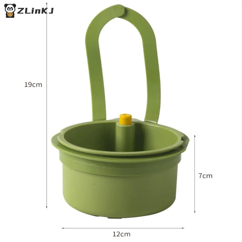 ▶1PCS Kitchen Waste Collector Sink Drain Basket Faucet Hanging Filter Bag Adjustable Automatic Basket Sink Sponge Rack Zpaxo