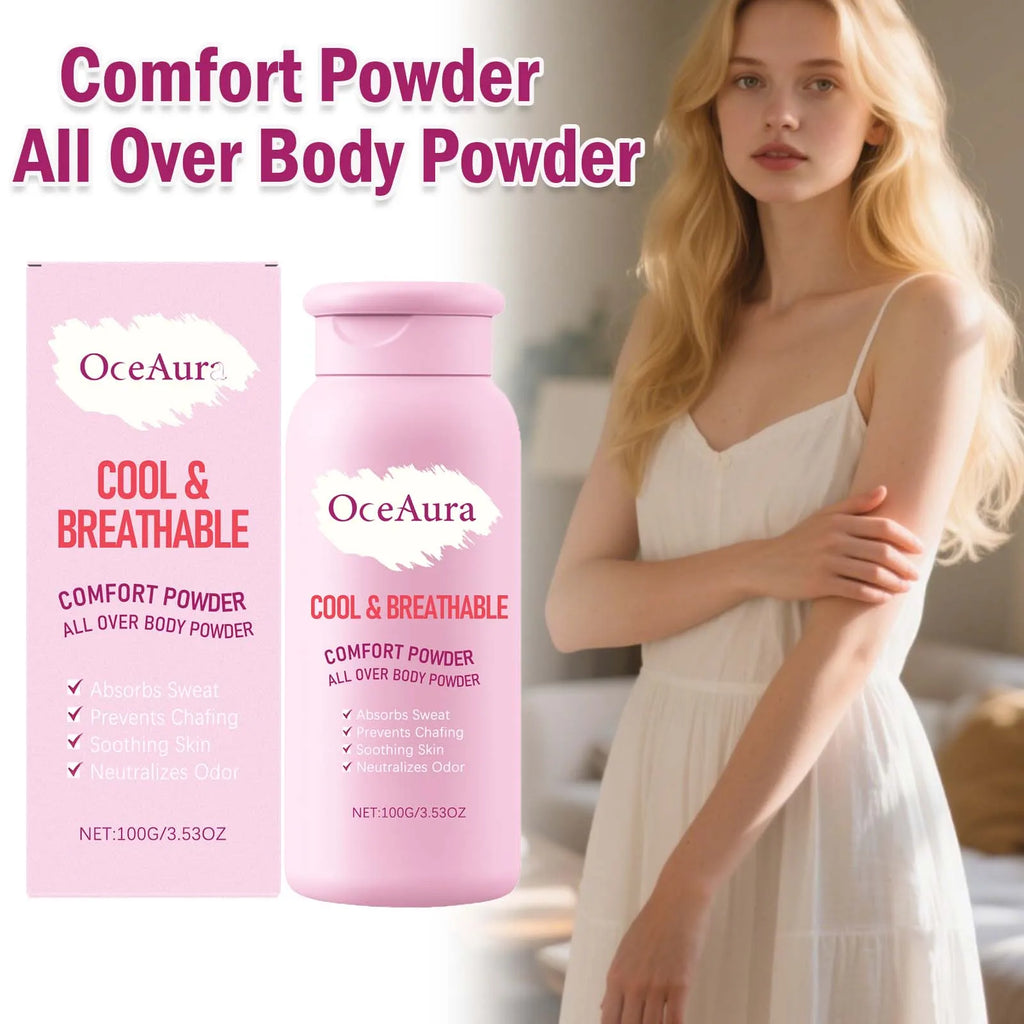 OceAura Talc-Free Body Powder – Anti-Chafe & Moisture Absorbing Body Powder Zpaxo Default Title