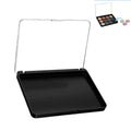 with Frosted Clear Top Magnetic Makeup Palette Plastic Black Empty Eyeshadow Palettes Lightweight Travel Storage Box Zpaxo Default Title