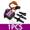 1-5 PCS BAISHUN MG90S 9g Digital Servo – for RC Helicopter/Plane/Boat/Car (In Stock) Zpaxo 1PCS purple