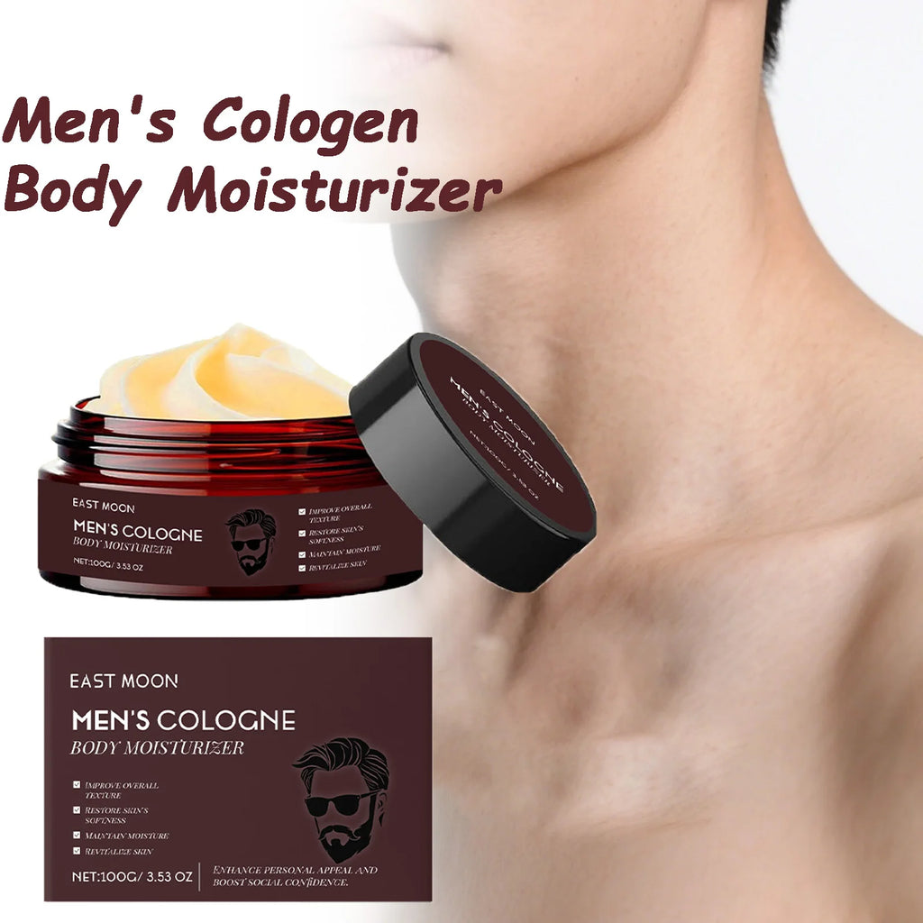 Men's Collagen Body Moisturizer – Woody Scented Body Lotion Men's Body Moisturizer Zpaxo