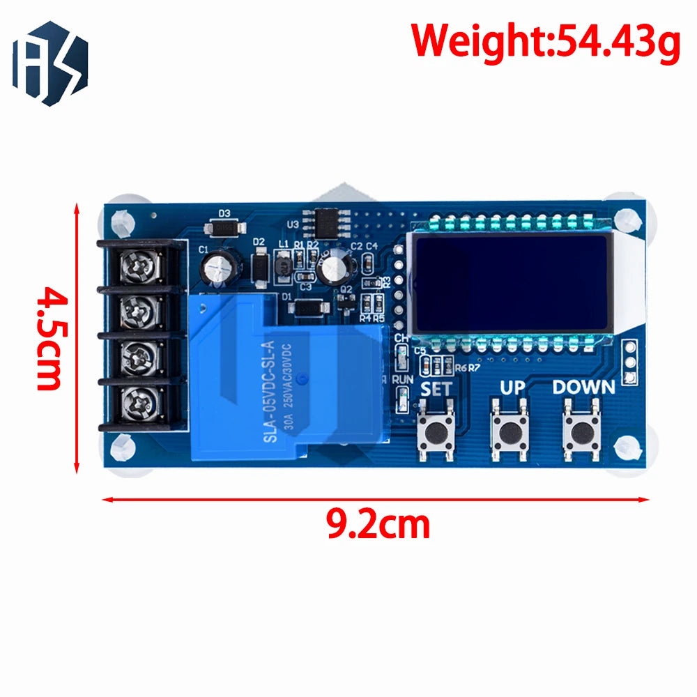 XY-L30A DC Battery Charging Control Module: 6-60V 30A – Protection Board, LCD Display & Time Switch Included Zpaxo