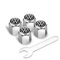 Anti-Theft Tire Valve Caps – Universal Dustproof Cover Set