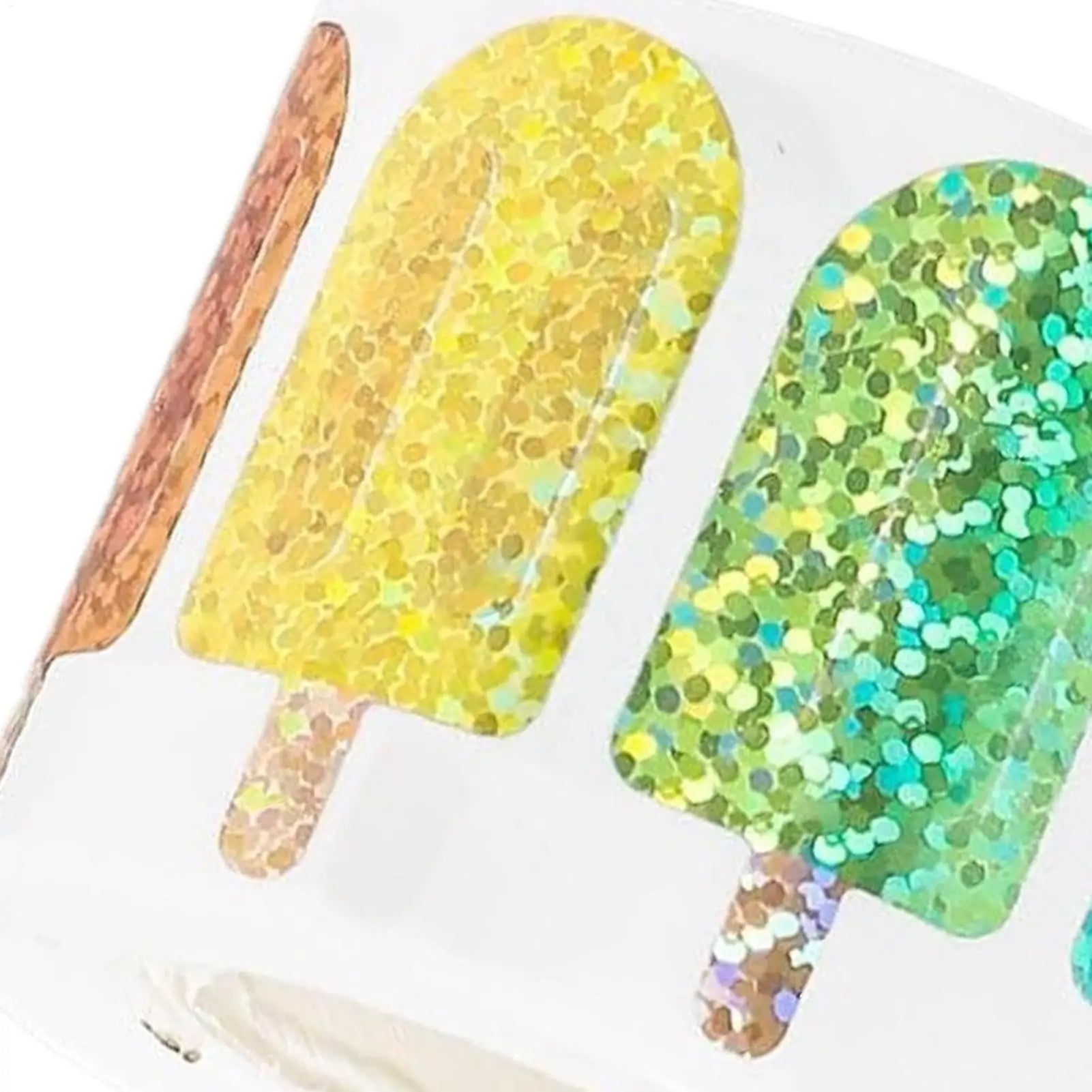 500Pcs Summer Popsicle Stickers – Self-Adhesive Party Decals Decorative Sticker Roll Zpaxo