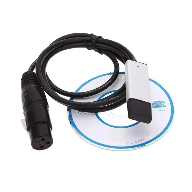 652F USB to DMX512 Lighting Controller Cable Stable Data Transmission, Easy Setups Zpaxo 500cm China Mainland