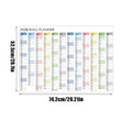 2026 Wall Calendar Yearly Planner Poster Decorative Planning Schedule