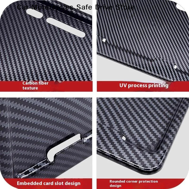 CM1 License Plate Frames Holders Universal Motorcycle Rustproof Front