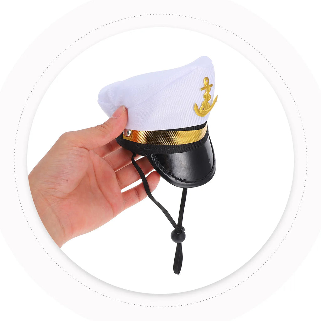 Pet Headgear Cat Dog Funny Cosplay Hat Adjustable Chin Band Suitable for Birthdays Halloween Christmas Photo Shoot Costume