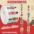Christmas Stickers Bulk Nutcracker Paper Decals Scrapbook Journal