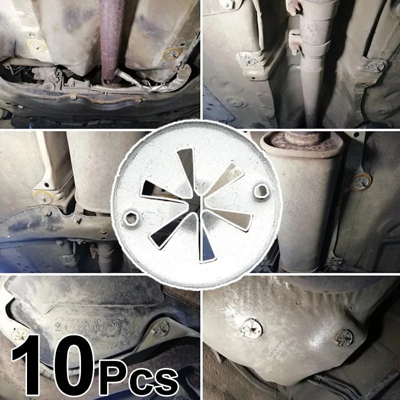10-Pack Heat Shield Locking Star Washers – A3 Ibiza Transit VW Heat Shield Fastener Zpaxo Default Title