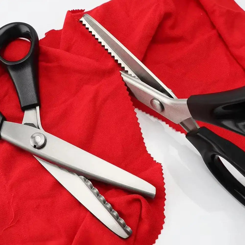 Pinking Shears Stainless Steel Zig Zag Scissors for Sewing & Crafts Pinking Shears Zpaxo