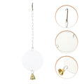 Bird Mirror Parrot Cage Bell Design Decorative Plaything Self Enjoy
