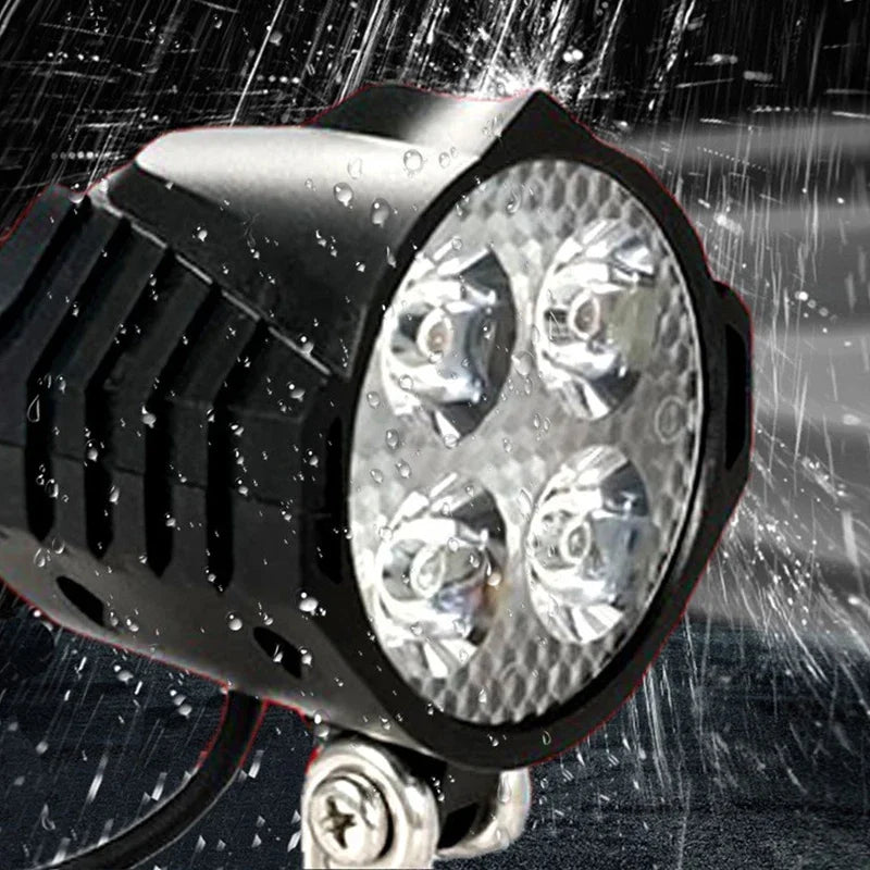 Mountain Bike Horn Headlight Bicycle Light Waterproof IPX4 E-bike 12V