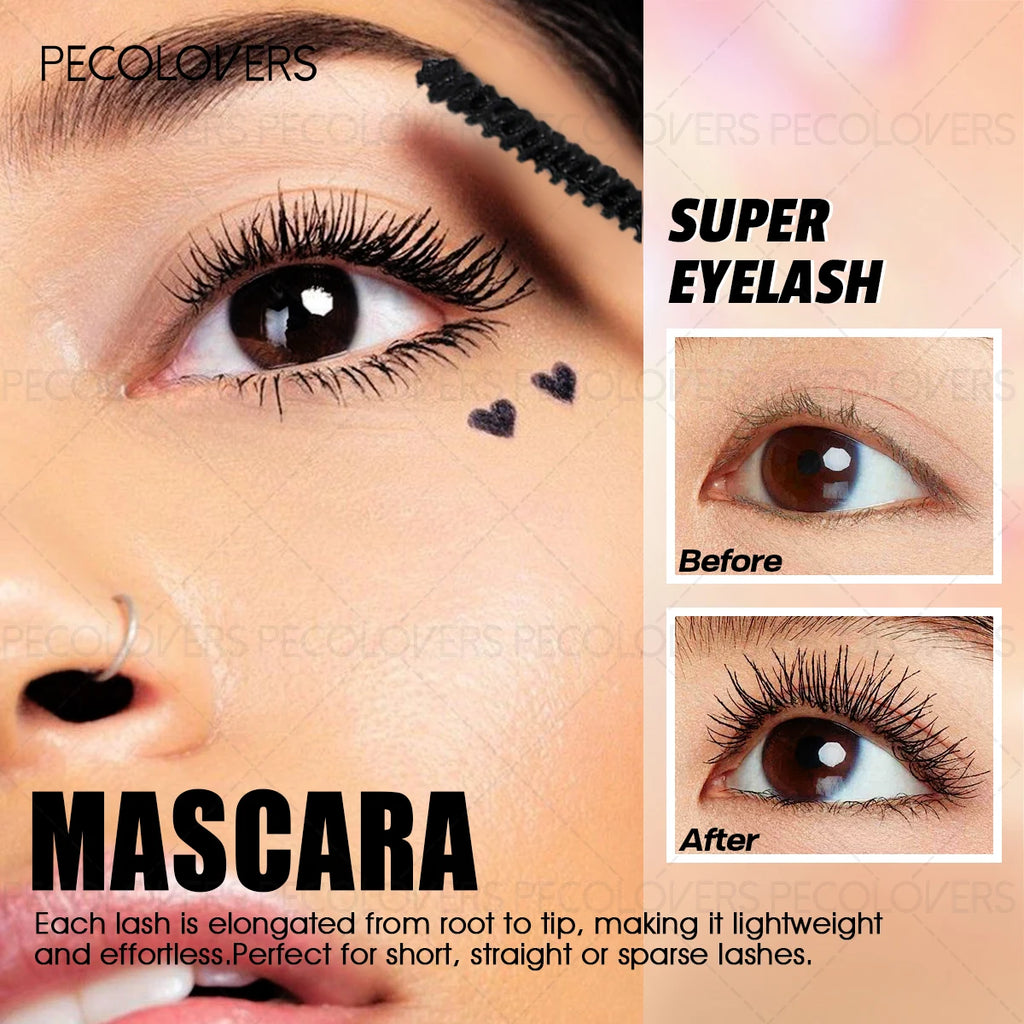 2PCS/Set Mascara Matching Eyelash Application Tool with Comb - Waterproof, Suitable for Creating Thick and Curled Eyelashes Zpaxo