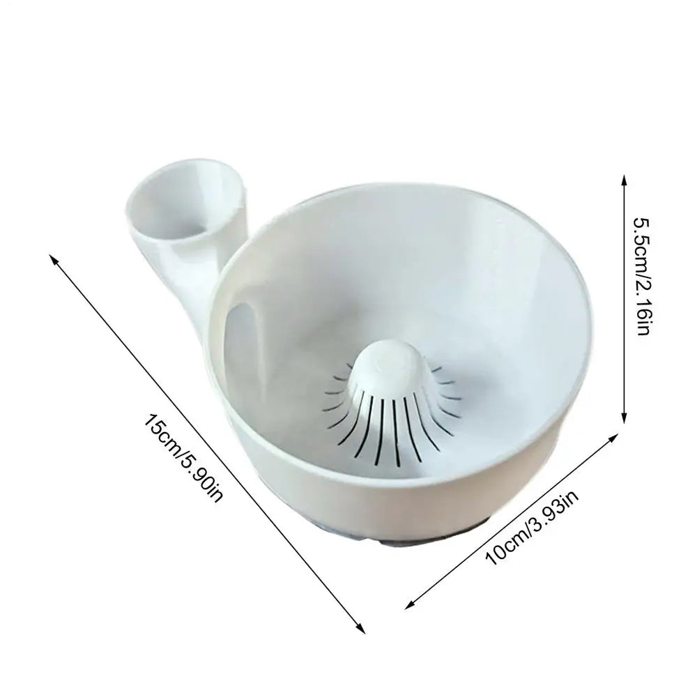 Automatic Fruit Wash Bowl 3D Printing Food Washing Spinner Red