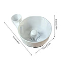 Automatic Fruit Wash Bowl 3D Printing Food Washing Spinner Red