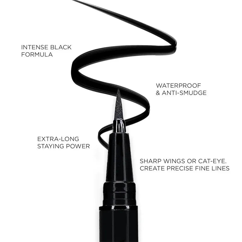 Ultra Thin Quick-dry Eyeliner Pencil Lasting Smooth Matte Black Lower Eyelash Eye Liner Pen Liquid Eyeliner Pen Eyes Cosmetics Zpaxo