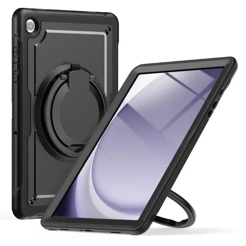 652F Case Tab A9 2023 Tablets 360 Degree Rotating Stand Holder Multi Zpaxo Black CN