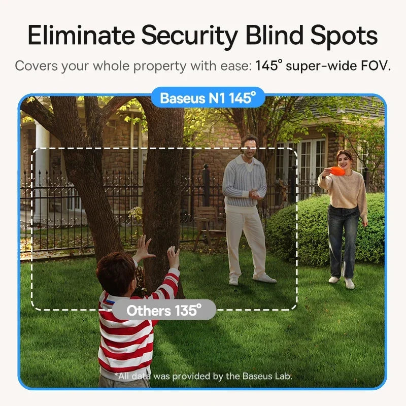 Baseus Security Protection Outdoor Camera N1 Series 2K 2-Cam Wireless