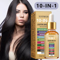 YUITIKUE Castor Oil Hair Serum – 10 Natural Oils Blend, 30ml Hair Oil Serum Zpaxo Default Title