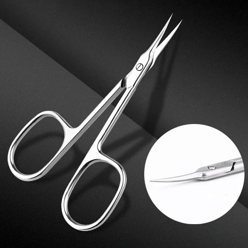 Dead Skin Remover Stainless Steel Curved Tip Thin Blade Cuticle