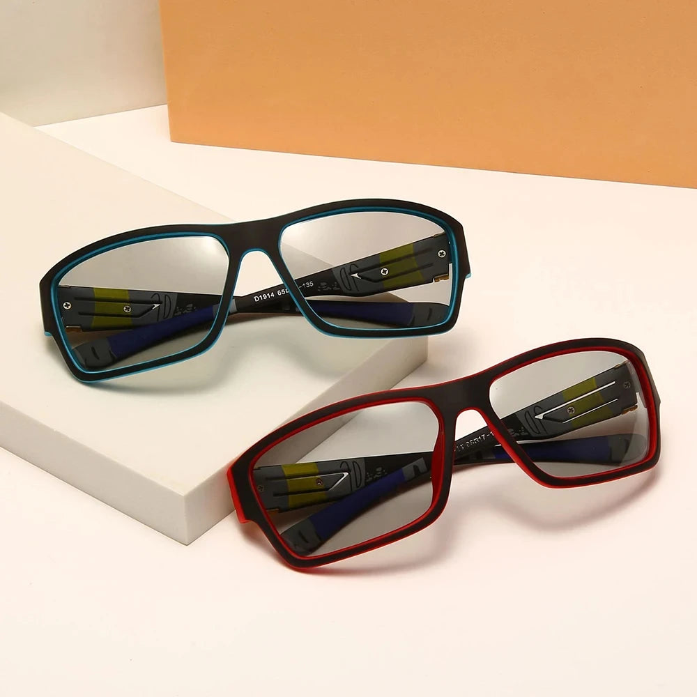 Photochromic Polarized Sports Sunglasses Men and Women Cycling Climbing Goggles Driving Sun Glasses UV400 Change Color Eyewear Zpaxo
