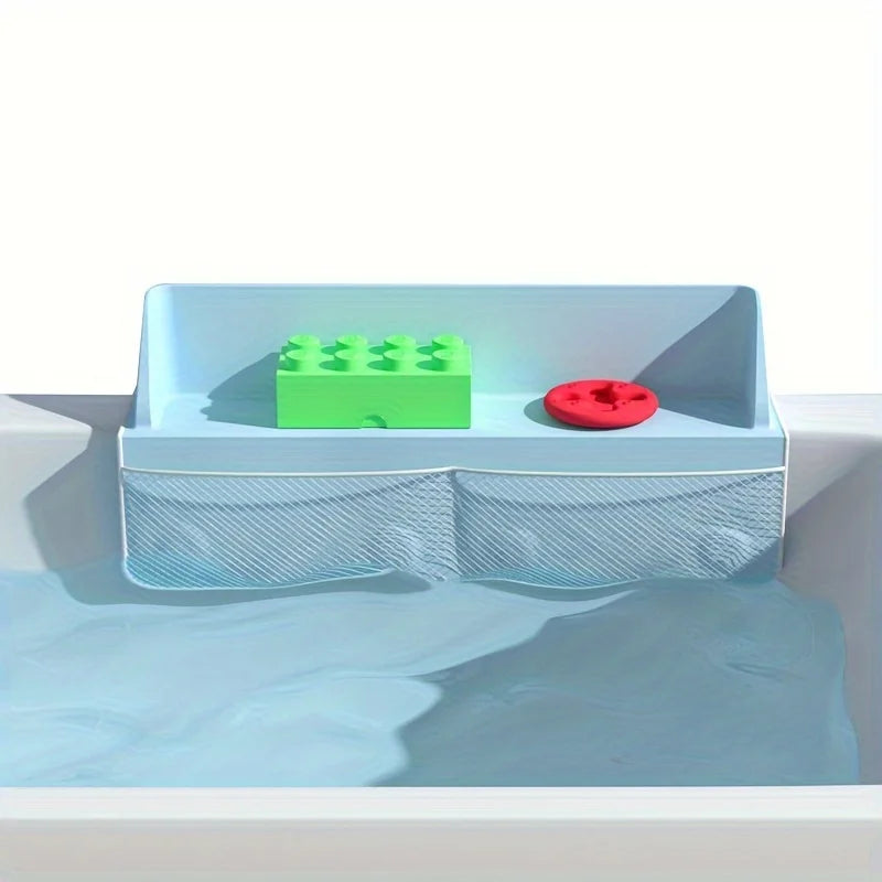Bathtub Storage Rack Children Water Toys Silicone Storage Rack Bathroom Toiletries Storage Rack With Strong Suction Cups Zpaxo
