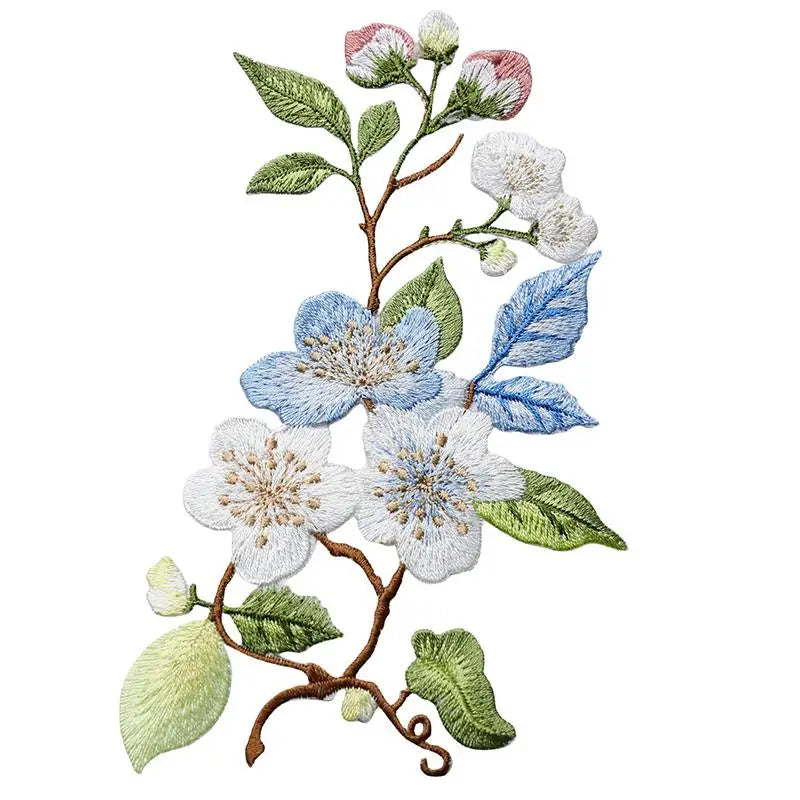 Jacket Jeans Craft Accessories Flower Embroidery Patch Iron Elegant