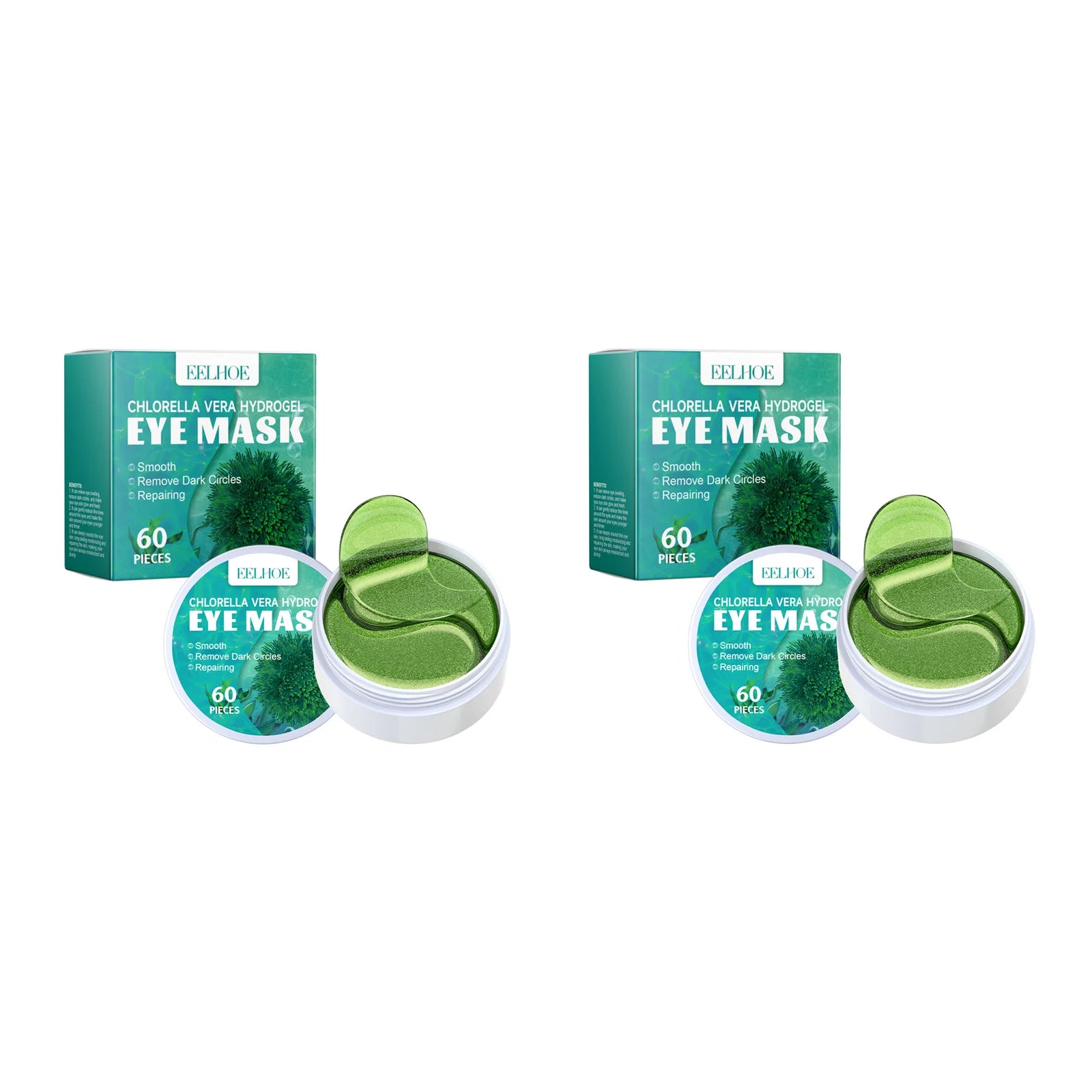 Seaweed Under Eye Patches – Dark Circles & Puffiness 60pc Under Eye Patches Zpaxo 2 x 60Pcs Boxed