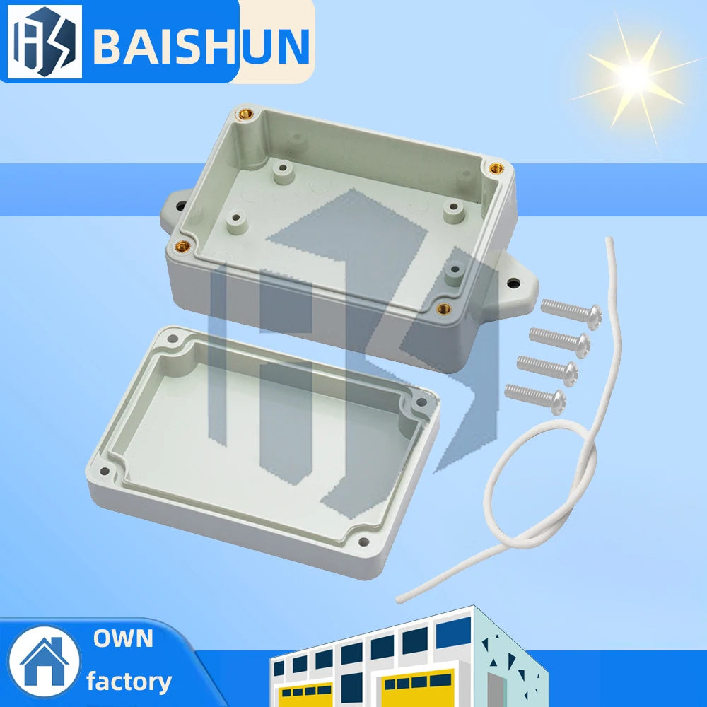 Waterproof Plastic Project Box 85 58 Electronic Cable Protective Zpaxo