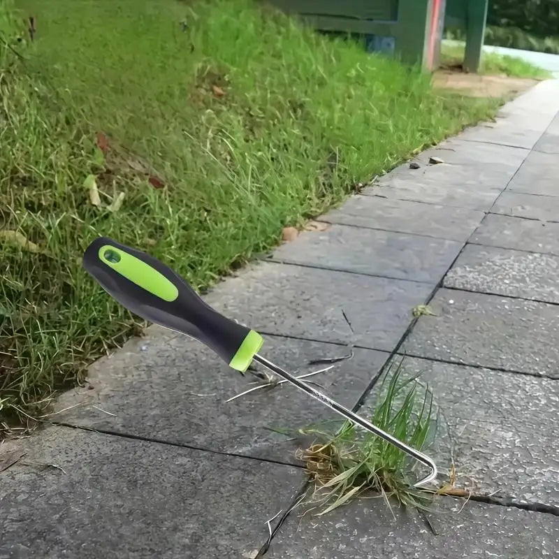 Heavy-Duty Weed Puller Tool - Ergonomic Root Remover for Lawn, Patio Gravel, Effortless Manual Weeding Tool with Non-Slip Grip Zpaxo