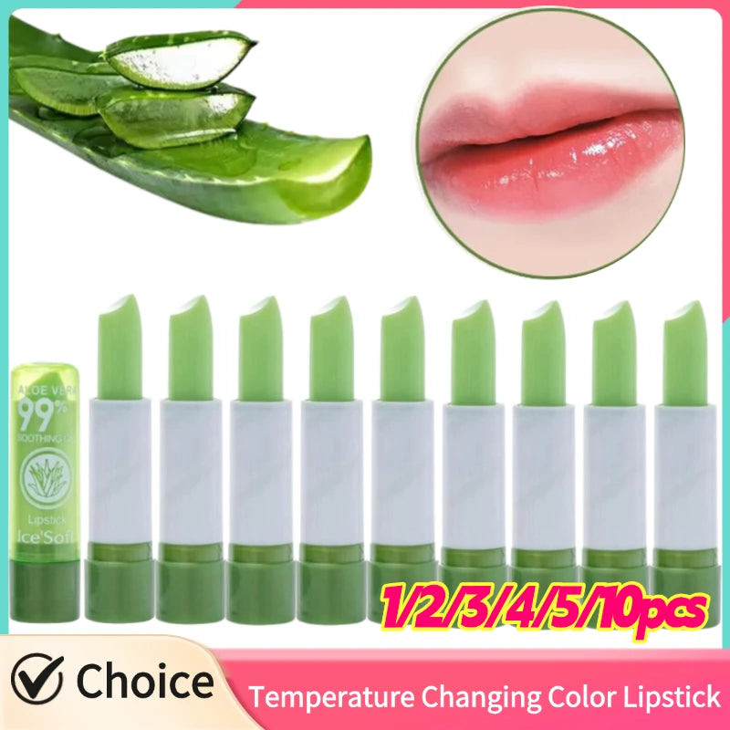 Aloe Vera Color Changing Lip Balm – Moisturizing & Nourishing Color Changing Lip Balm Zpaxo