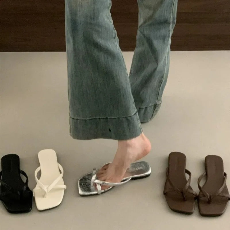 Flip-flops Women 20265 Summer Outside Wear Holiday Seaside Flat