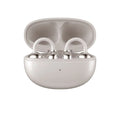 Wireless Earphone Clip on Earbuds Open Ear Wireless Bluetooth 6.0 Headphone 30H Playtime Comfortable For Fitness Waterproof IPX4 Zpaxo Milk Tea