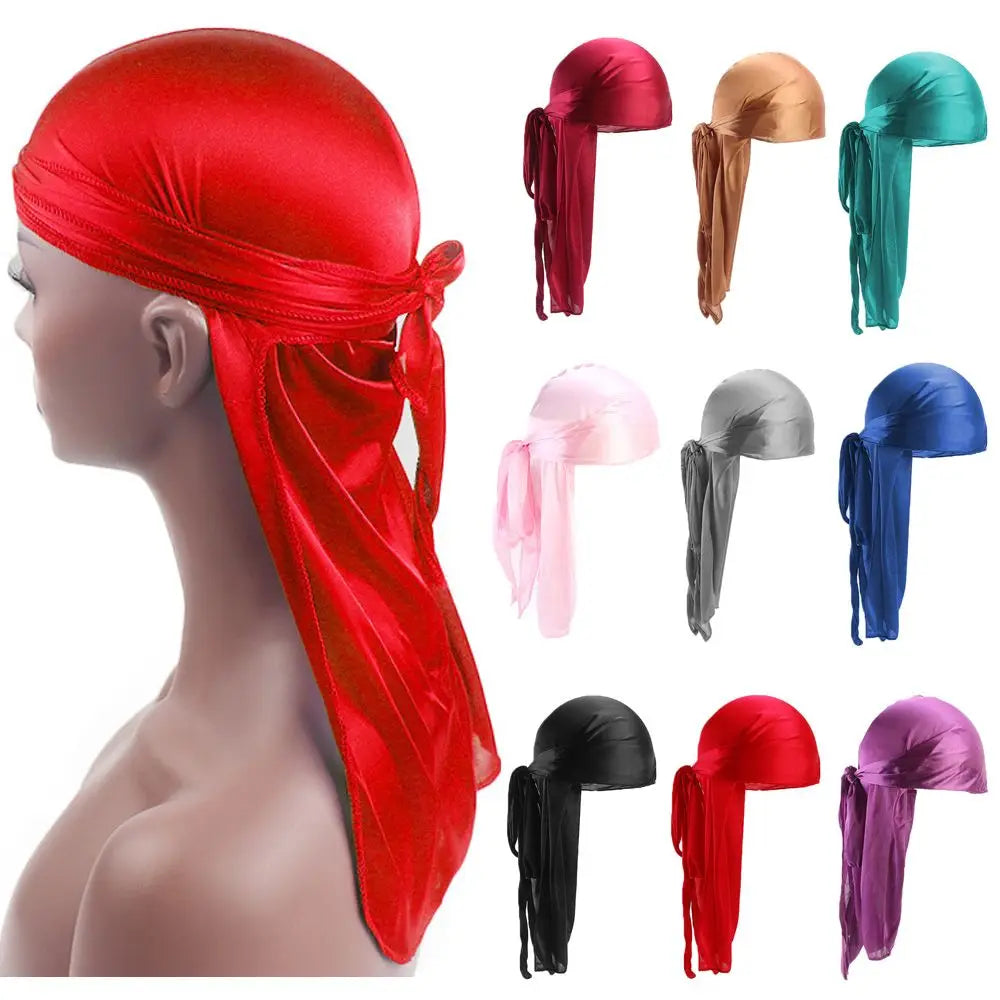 Fashion Adjustable Pre-tied Headwrap Chemo Cap Pirate Hat Bandana Zpaxo