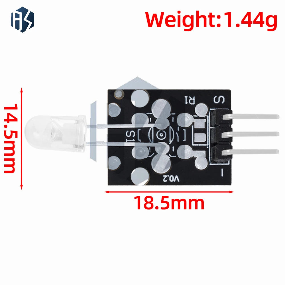 KY-005 3pin Infrared Emission Sensor Module Arduino Diy Starter KY005 Zpaxo