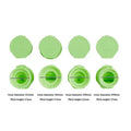 Food Grade PP Salad Dressing Dispenser Sauce Squeeze Bottle Lids Zpaxo Green