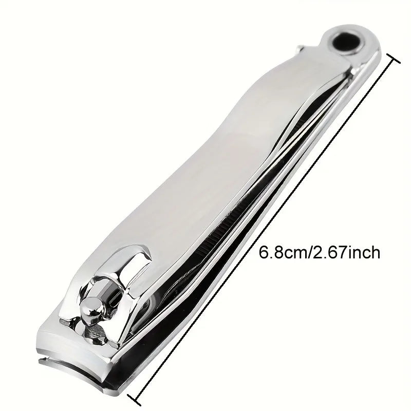Classic Nail Clipper Single-pack Large Stainless Steel File Flat