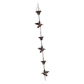 Rain Chain Decor Functional Simple Suspension Mounting Metal Hanging Zpaxo Bronze