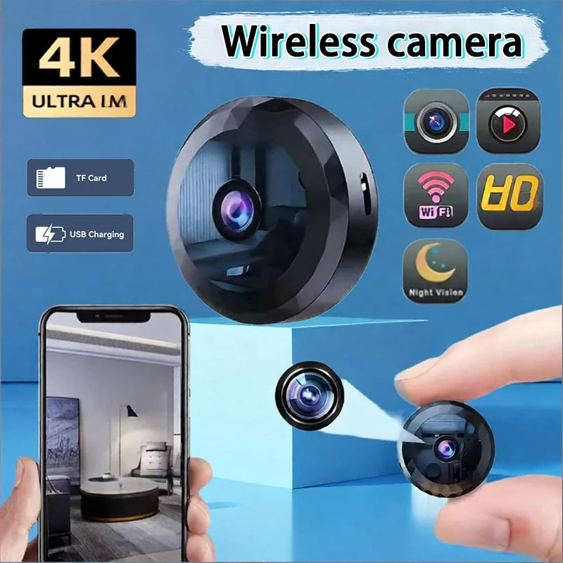 1080P HD Mini Wireless Wifi Camera Babymonitor Home Security Night