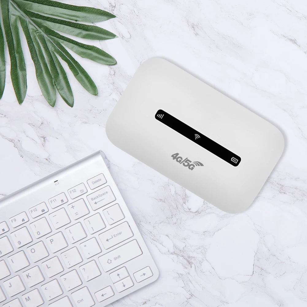 4G LTE Portable WiFi Hotspot 3000mAh 150Mbps Wireless Internet Router with SIM Card Slot Modem Router for Home Office Car Travel Zpaxo