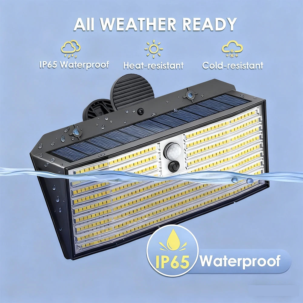 Clip on Solar Lights Outdoor with Motion Sensor IP65 Waterproof Flood Solar Light for Fence Patio Backyard Garden Gutter Garage Zpaxo